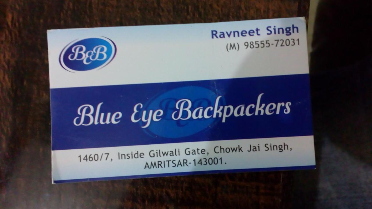 Blue Eye Backpackers Hostel Amritsar Buitenkant foto